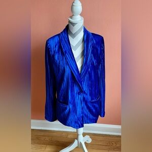 MAJORELLE Deep Blue Textured Fabric